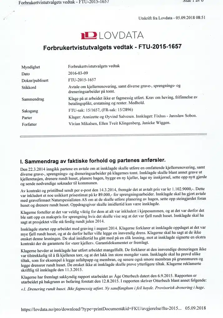 Lovdata Forbrukertvist
